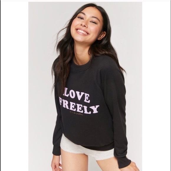 NWT Spiritual Gangster Love Freely Sweatshirt - Picture 2 of 10
